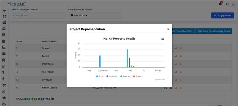Specialized Real Estate CRM Screenshot